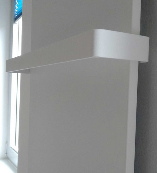 Infrarood Slimline paneel 600x900x15mm 450W verticaal matwit paneel met matwit handdoekbeugel  bij smartir.nl | Smartir.nl