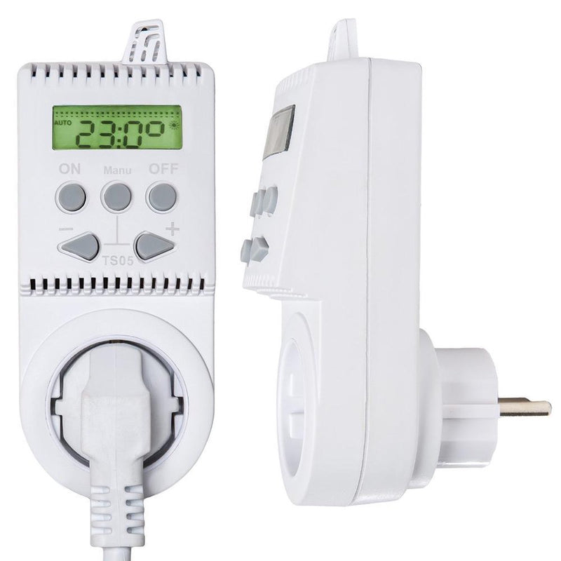 TS05 Plug-in Thermostaat | Eenvoudig & Direct | Voor Infrarood