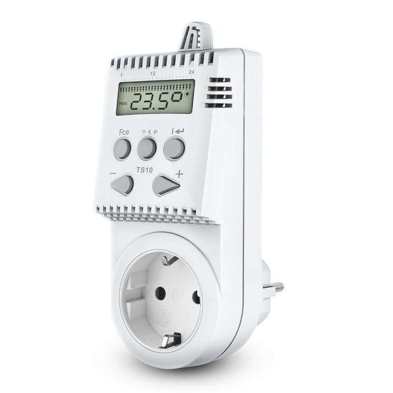 TS10 Plug-in Klokthermostaat | Programmeerbaar | Infrarood